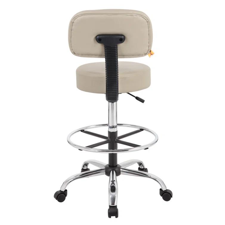 Boss Office Products Vinyl Drafting Chair