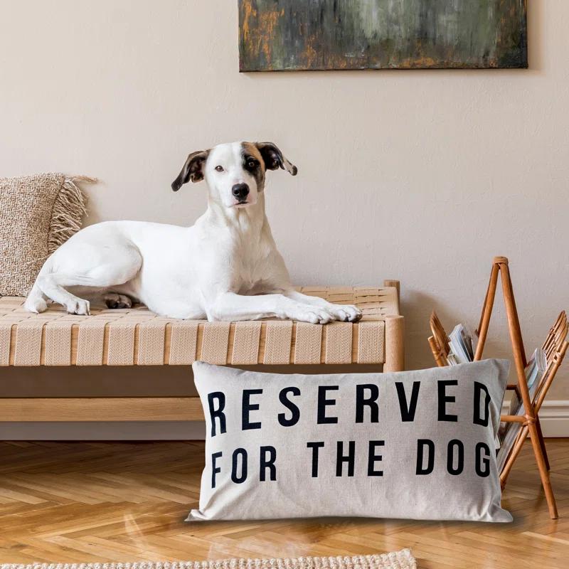 Creative Co-Op Soft Cotton Knit Baby Blanket with Decorative Dog Design