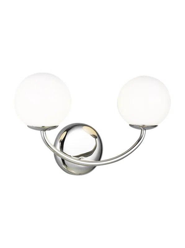 Galassia Vanity Light by AERIN - Polished Nickel / 2 Light