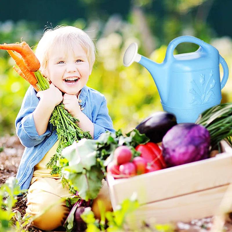 PMU PMU 2 Gallon Watering Can - Plastic Water Can with Detachable Sprinkler Head Pkg/1