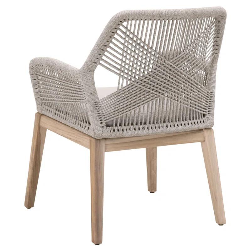 London Indoor / Outdoor Dining Arm Chair - Taupe