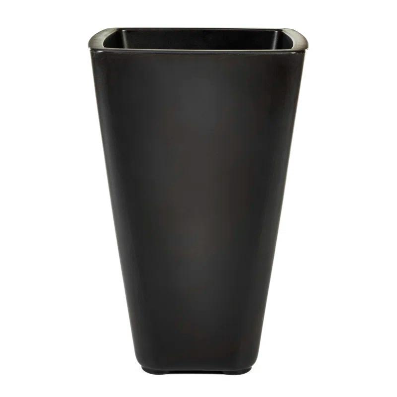 Step2 Bridgeview Square Tall Tapered Plastic Outdoor Planter & Reviews | Wayfair