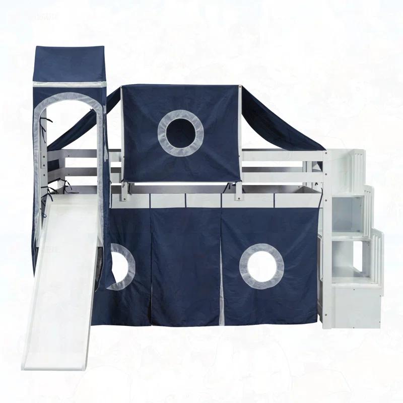 Harper Orchard Loft Bed with Tent and Tower -