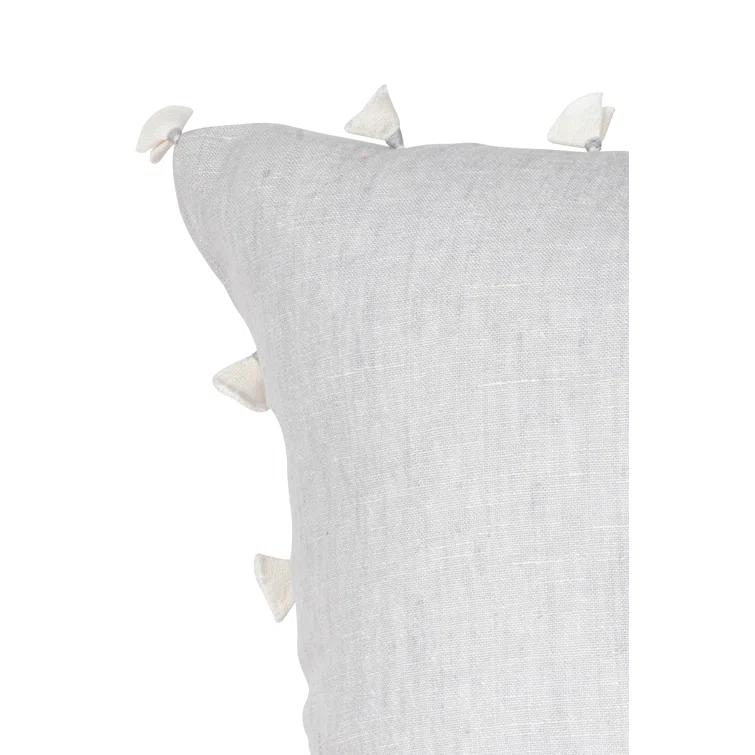 Anaya Luxe Tassels Feather Throw Pillow