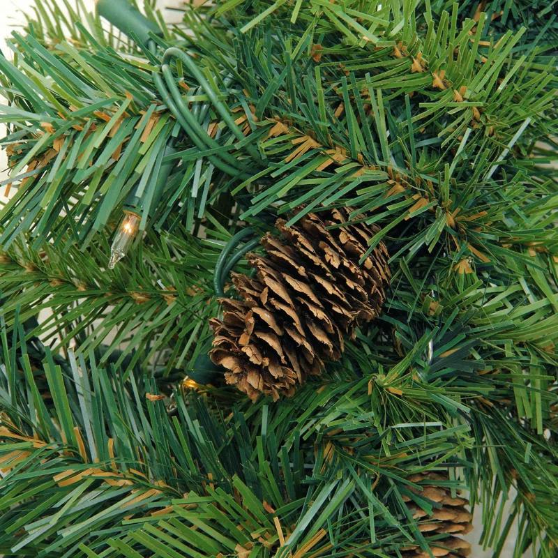 Northlight Seasonal Pre-Lit Dakota Red Pine Artificial Christmas Garland