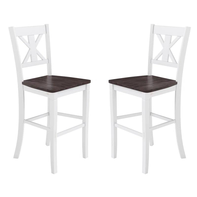Taylor & Logan Bakersville Solid Wood Counter Stool (Set of 2)