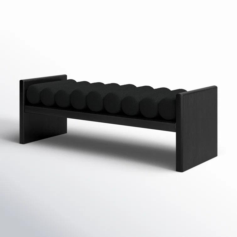 Reeves Boucle Wood Bench