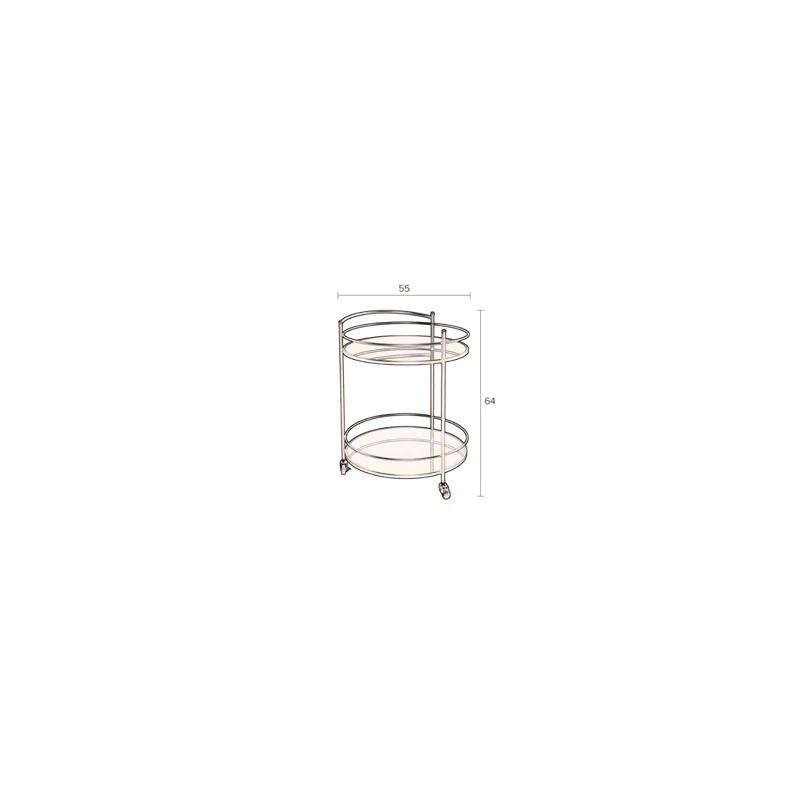 Dutchbone Solos Metal Bar Cart
