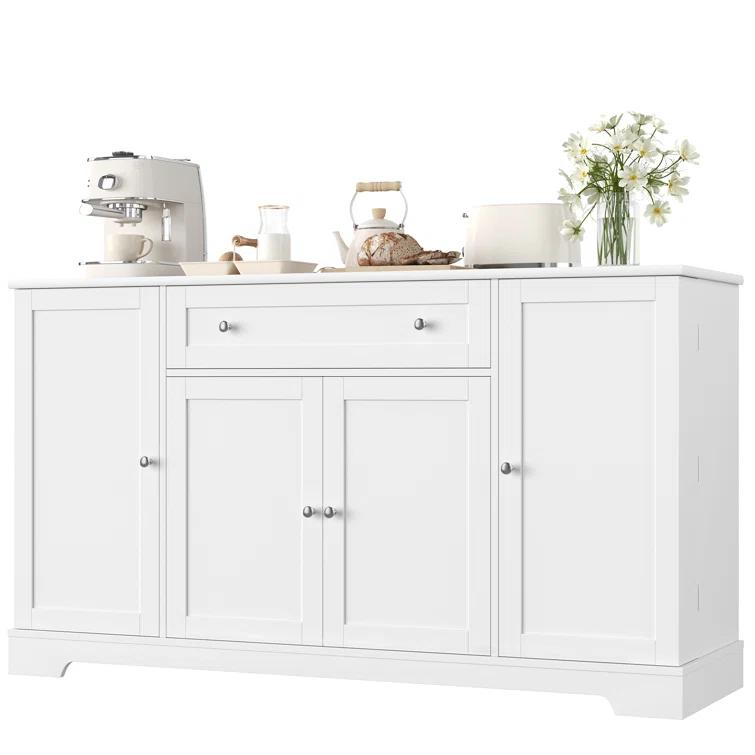 George Oliver 54'' Wide Sideboard with Pantry Doors, Adjustable Shelves and Large Drawer & Reviews | Wayfair