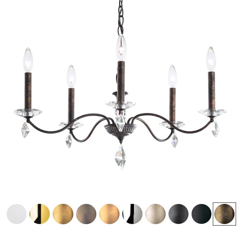 Schonbek 5 - Light Dimmable Classic / Traditional Chandelier