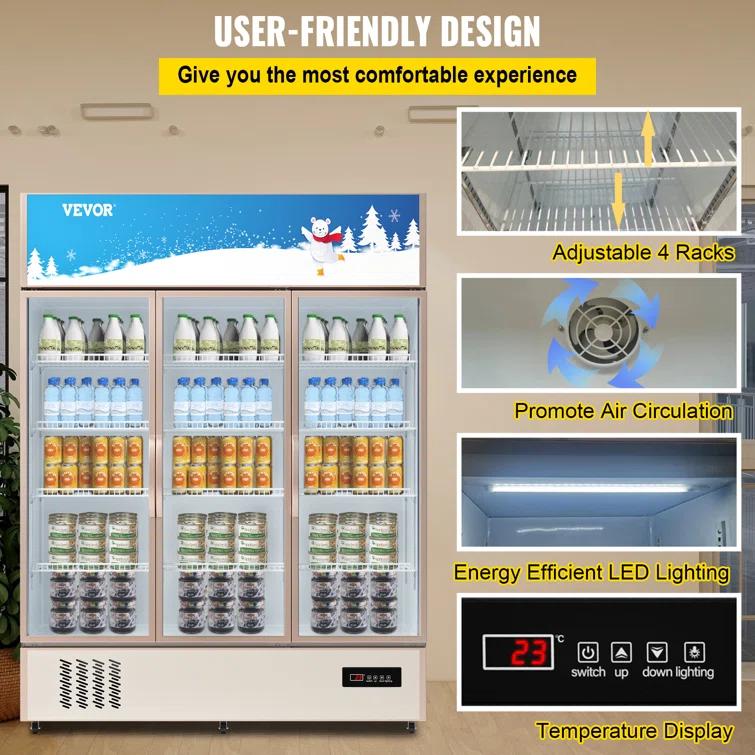 VEVOR VEVOR 35 Cubic Feet Refrigerated Display Case - 59''