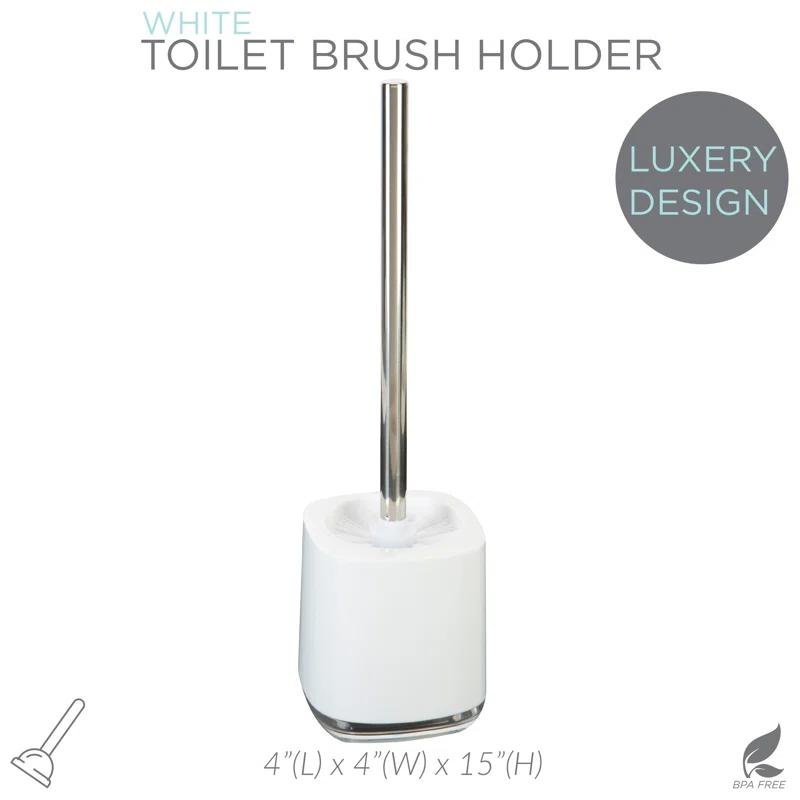 Bath Bliss Bath Bliss Plastic Toilet Brush And Holder