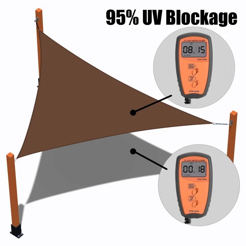 Royal Shade Royal Shade Triangle 200 GSM Sun Shade Sail