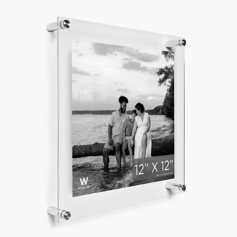 Double Panel Floating Acrylic Picture Frame