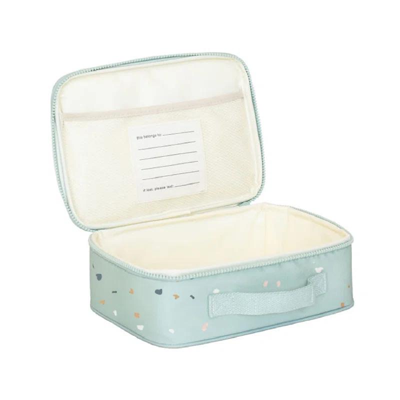 3 Sprouts 3 Sprouts - Recycled Fabric Insulated School Lunch Bag for Kids - Terrazzo