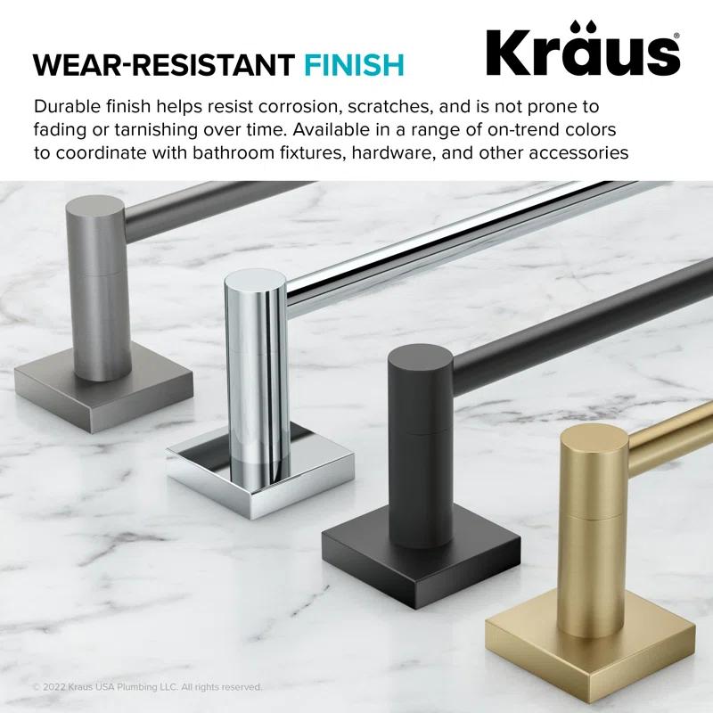 Kraus KEA-17742BG Ventus Wall Mounted Towel Rack