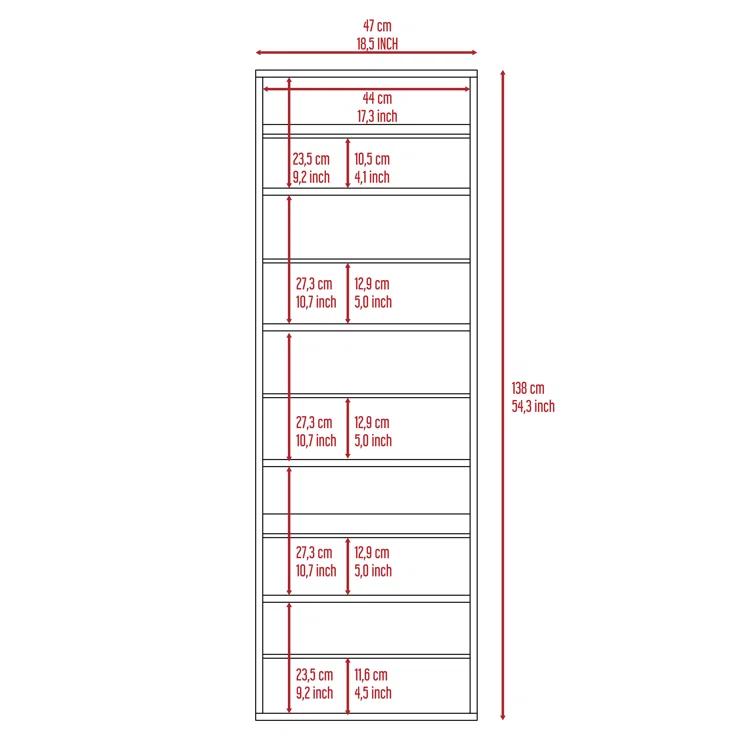 Hokku Designs Domanique Wall-Mounted Shoe Storage Cabinet with Mirror - Space-Saving 10-Pair Capacity, Single Door Entryway Organizer for Hallway, Closet, Apartment