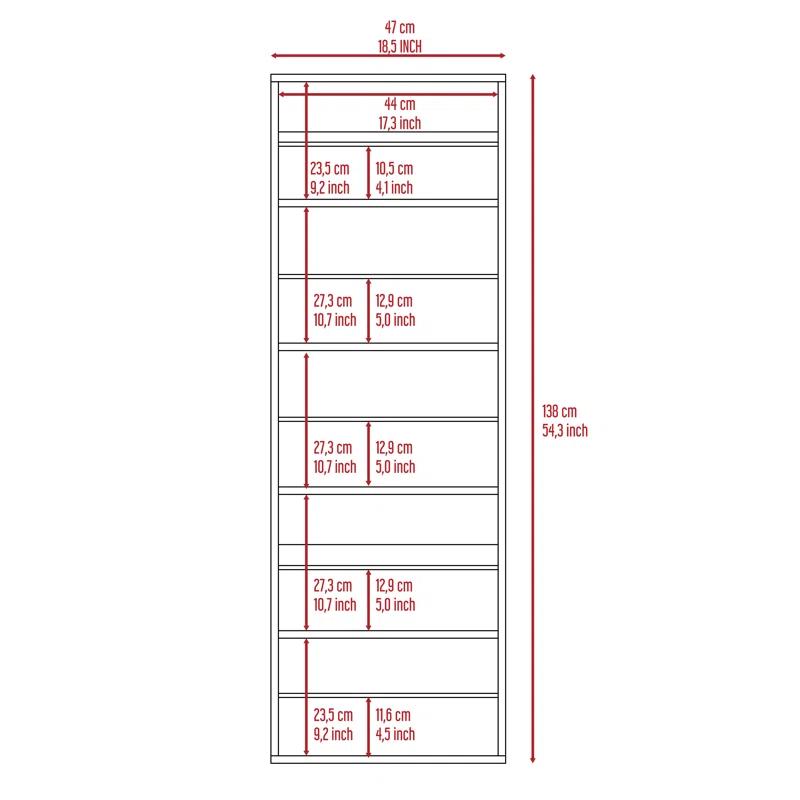 Hokku Designs Domanique Mirror Door Wall Mounted Shoe Rack, 10-Pair Capacity