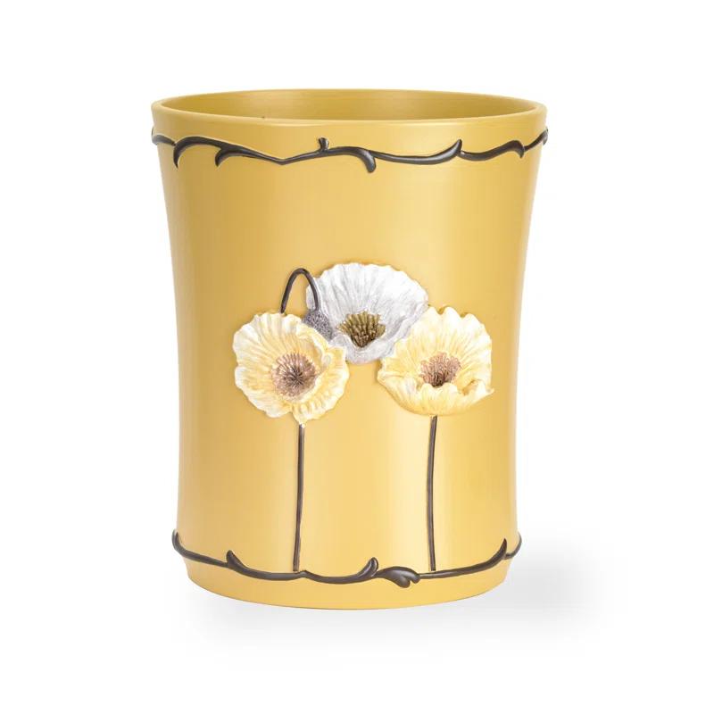 Plastic Open Waste Basket - 4 Gallons