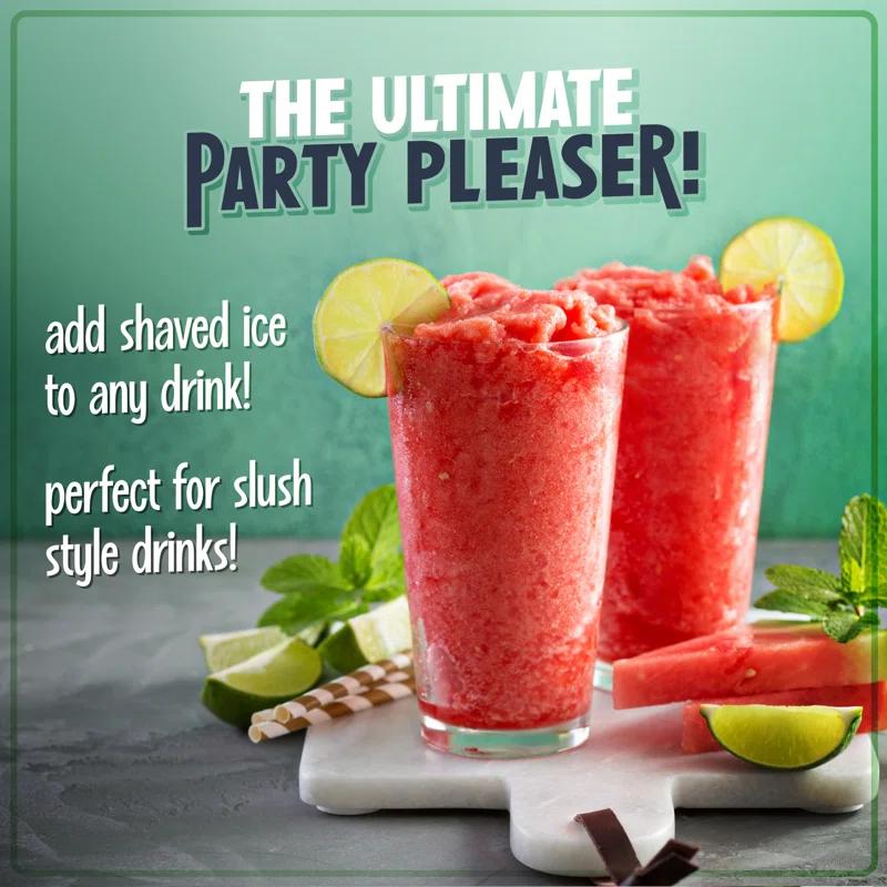 Nostalgia Nostalgia Electric Hawaiian Shave Ice & Snow Cone Maker, Includes Reusable Cup And Two Ice Molds, Stainless Steel Blades