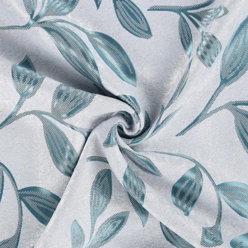 Modern Bohemian Leaves Polyester Machine Washable Room Darkening Blackout Curtains by Superior (Set of 2)
