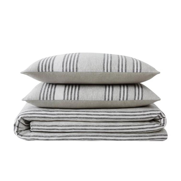 Truly Soft Gray Standard Cotton 3 Piece Comforter Set & Reviews | Wayfair