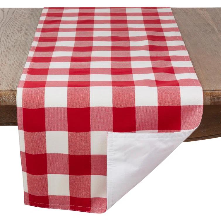 Loon Peak® Salerno Buffalo Plaid Tablecloth & Reviews | Wayfair