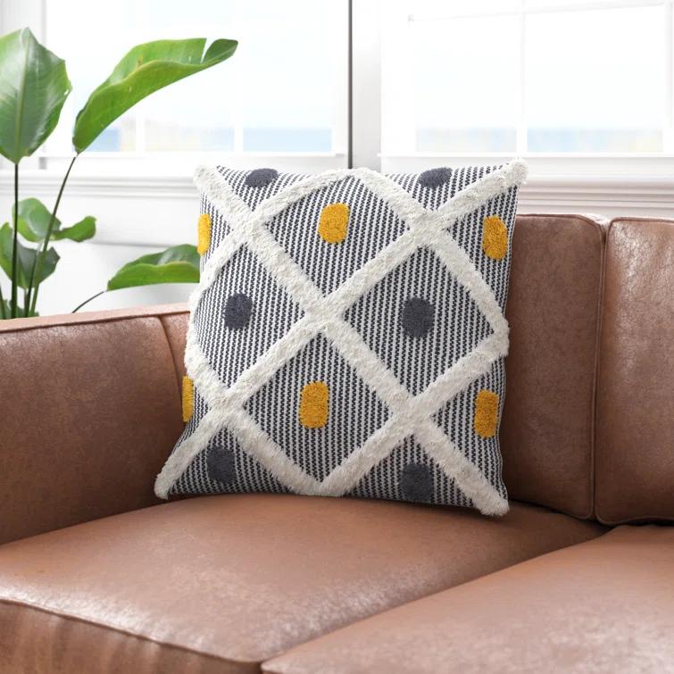 Rajani Home Throw Pillow Geometric Throw Pillow