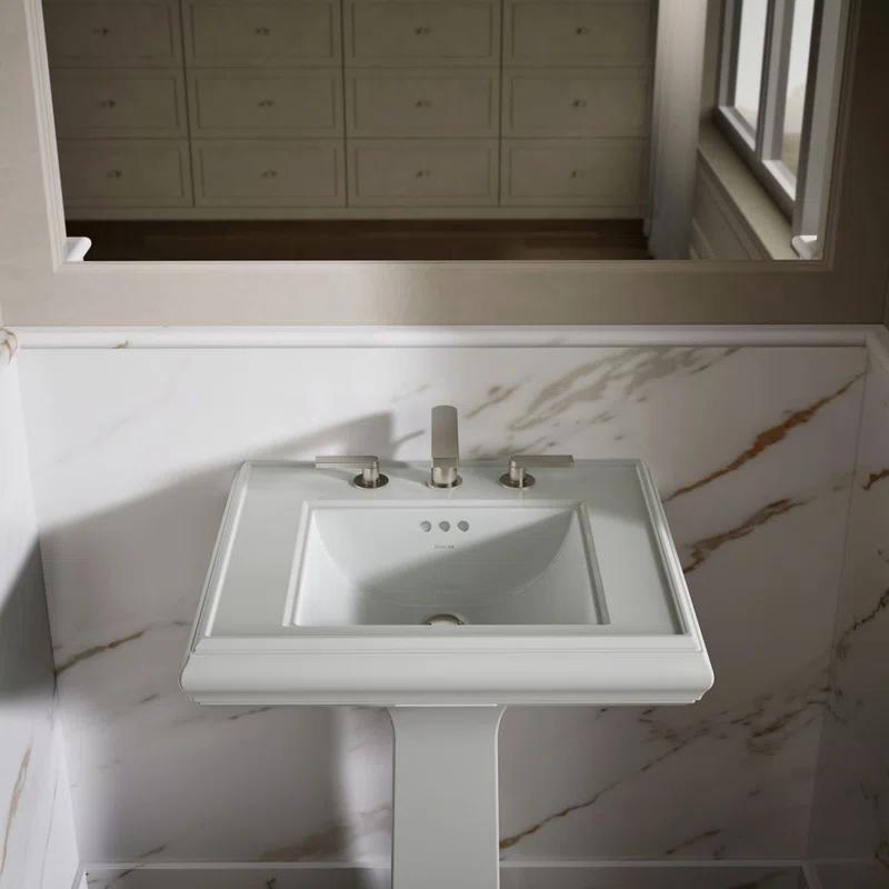 Memoirs®Pedestal Tall Bathroom Sink with Overflow