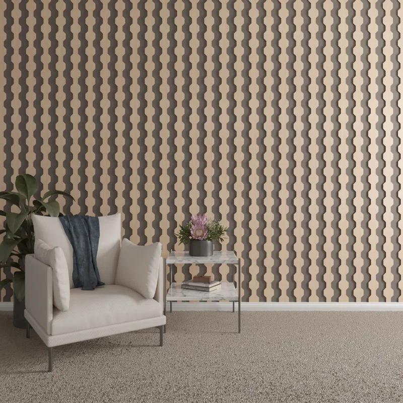 Ekena Millwork Pontiac Adjustable Wood Decorative Slat Wall Panel Kit