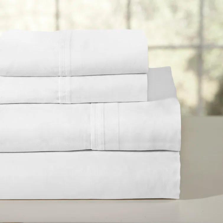 Pointehaven Percale Sheet Set