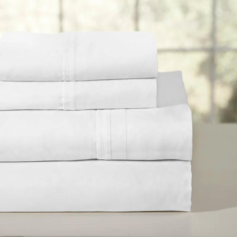 Pointehaven Percale Sheet Set
