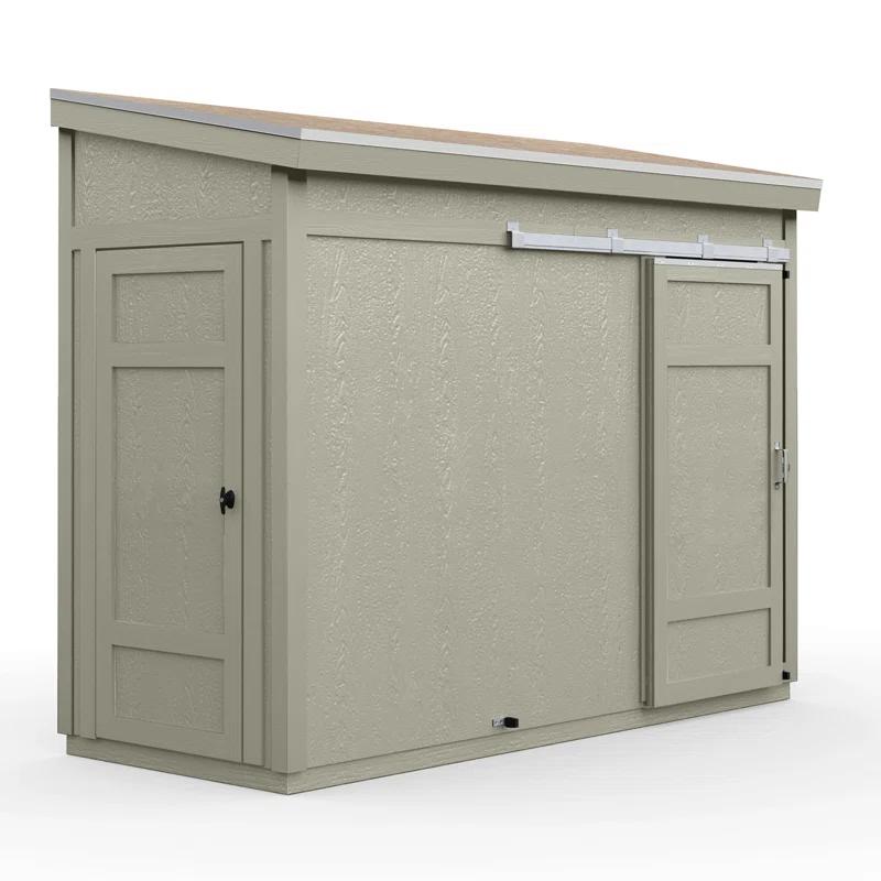 Handy Home Cambria 10 ft. W x 4 ft. D Wood Lean-To Storage Shed