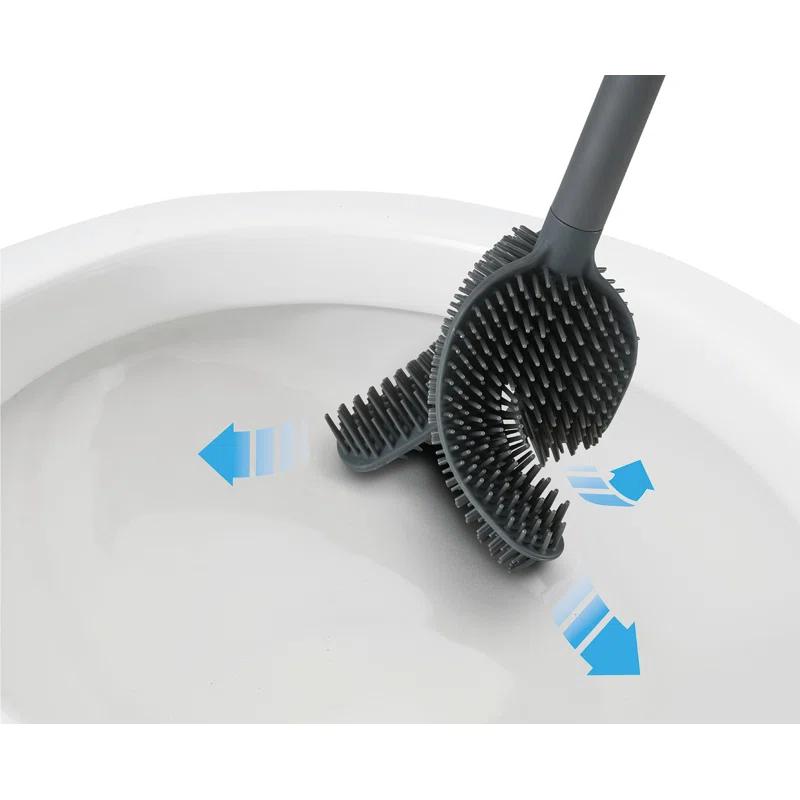 Joseph Joseph Flex 360 Luxe Stainless Steel Toilet Brush