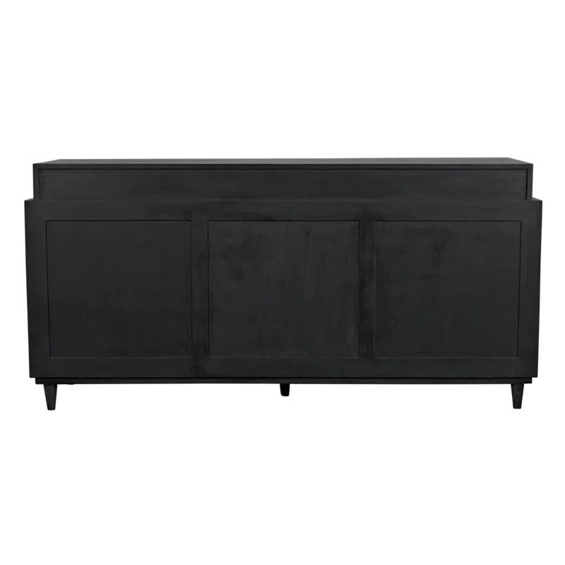 Noir Hermosa 72'' Solid Wood Sideboard