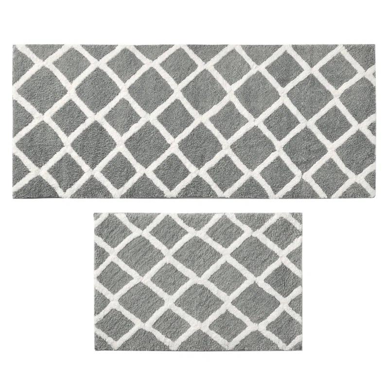 Madison Park Bittman Reversible High Pile Tufted Bath Rug