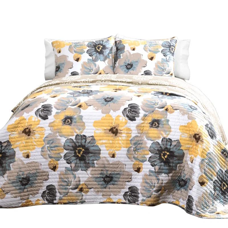Lush Decor Leah Reversible Quilt Set