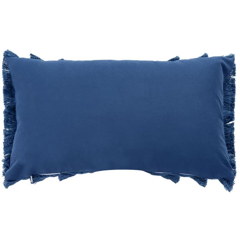 Safavieh Grema Fringed Cotton Reversible Throw Pillow