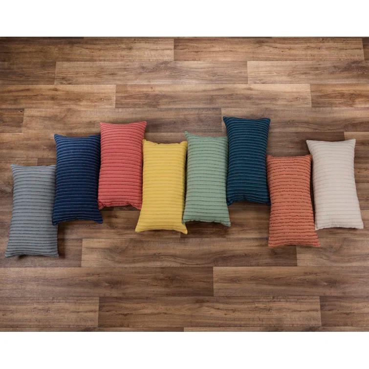Leifsson Cotton Lumbar Throw Pillow