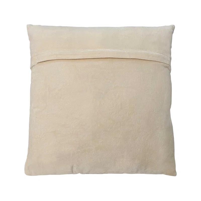 Abstract Cotton Throw Pillow