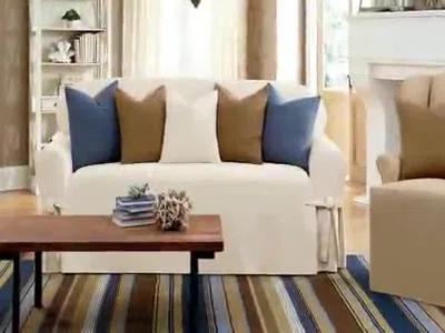 Sure Fit Soft Suede Box Cushion Sofa Slipcover
