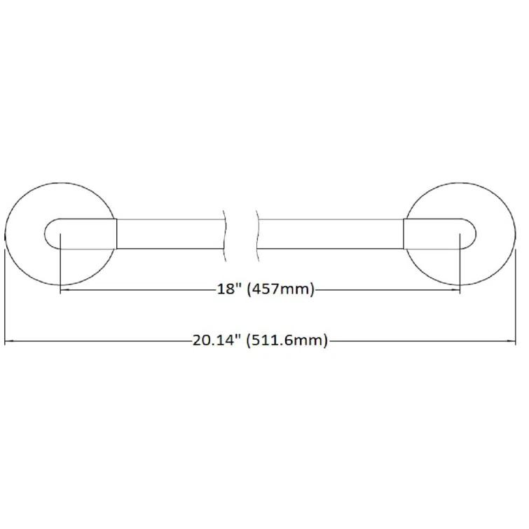 Design House Graz Wall Mounted Towel Bar 558361