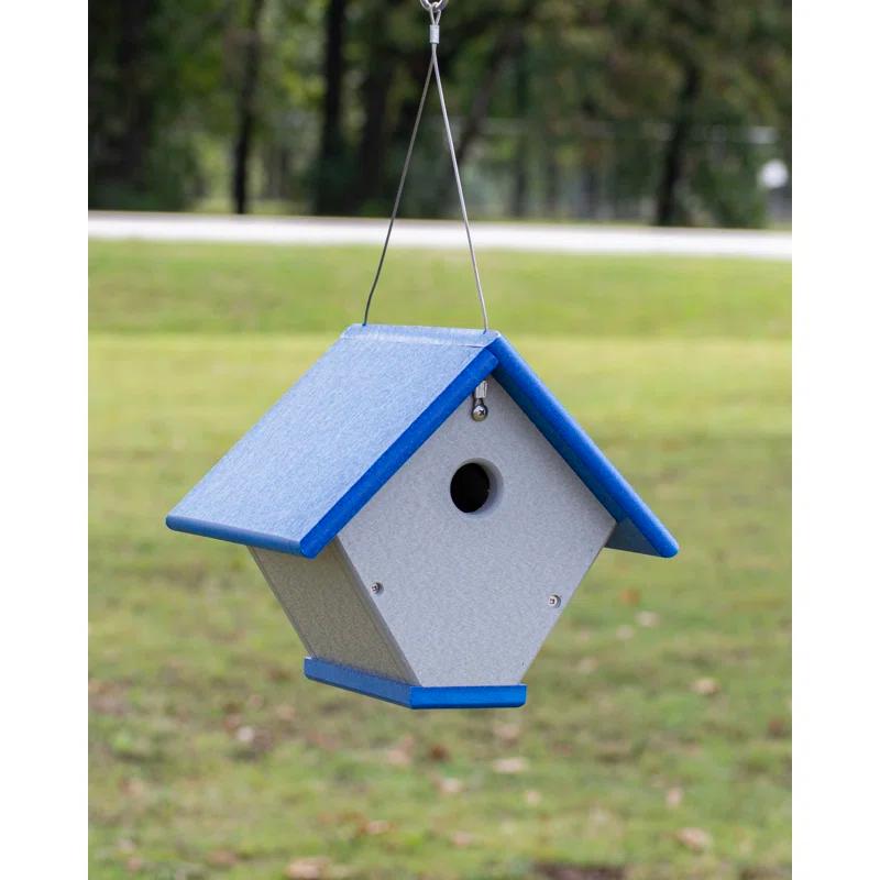 Outdoor Leisure Products 9'' H x 9'' W x 6'' D Hanging No Additional Durability Birdhouse