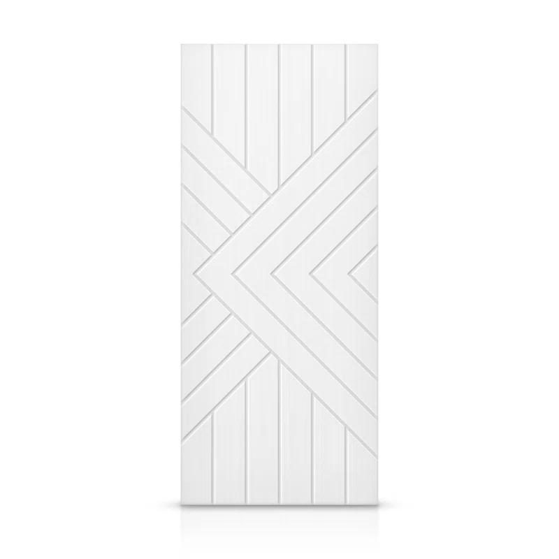 Calhome Hollow Paneled Painted Slab Door