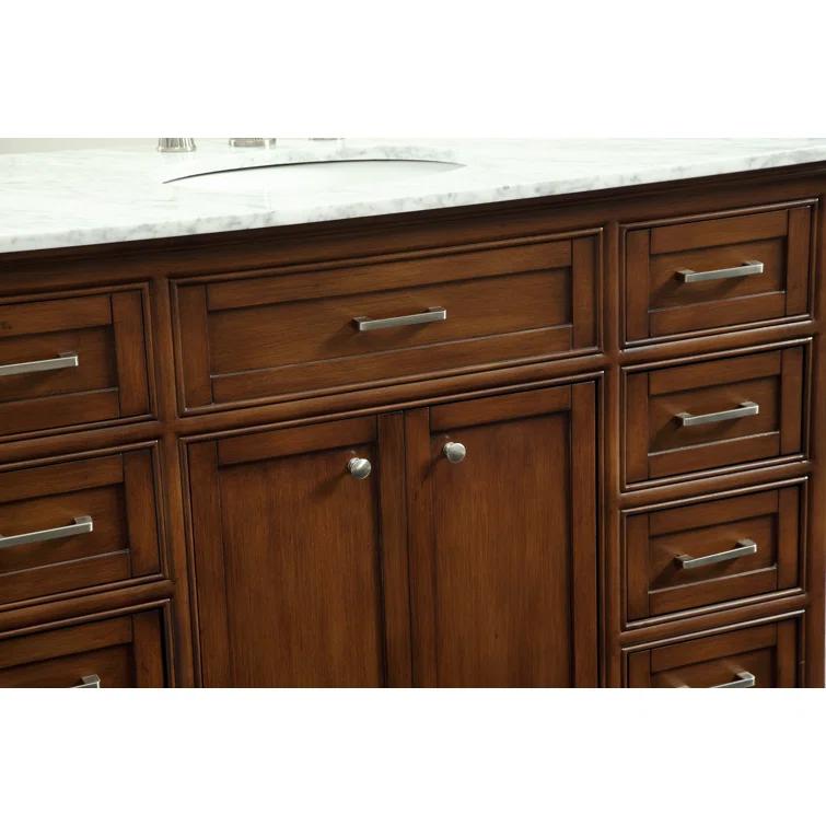 Birch Lane™ Hermes 48'' Single Bathroom Vanity with Marble Top