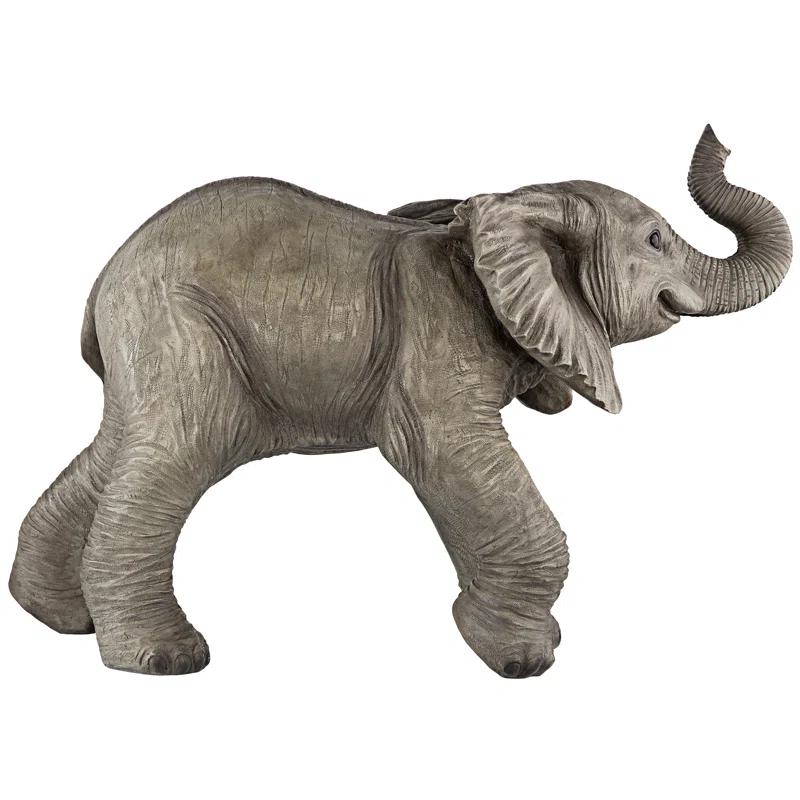 Dakota Fields Kalamazoo Elephant Weather Resistant Resin Garden Statue