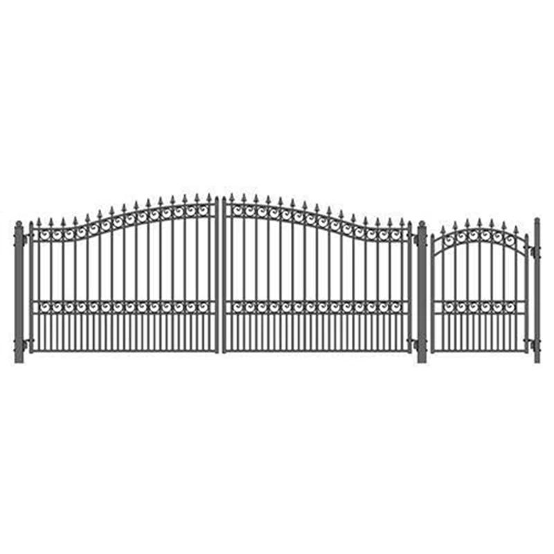 ALEKO London Black Metal Gate