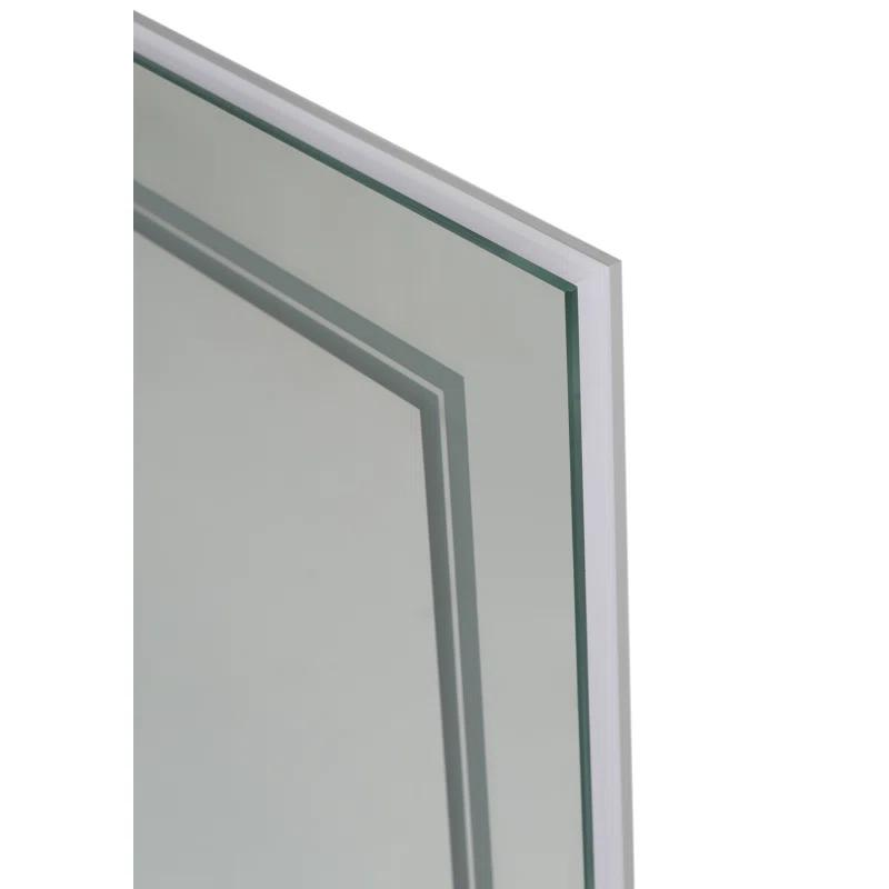 AQUADOM Soho Bathroom LED Wall-Mount Mirror with Dimmer, Defogger, Touch Control, Backlit and Front-Lit
