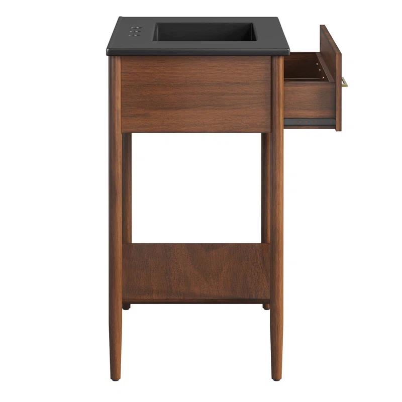 Modway Modway Zaire 30'' Single Bathroom Vanity with Ceramic Top