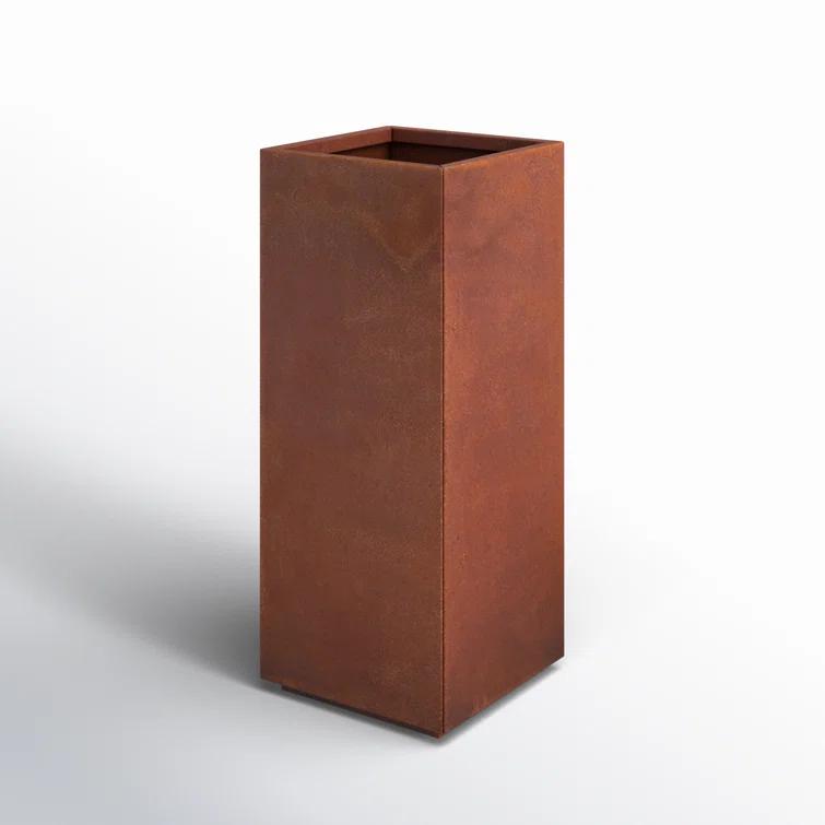 Corten Steel Series Pedestal Planter